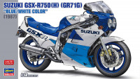 21746 Suzuki GSX-R750 (H) (GR71G) Blue/White Color (1987) (Limited Edition) 1/12