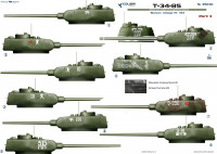 Декаль Т-34-85 factory 183. Part II, масштаб 1/35