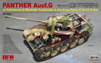Немецкий танк Panther Ausf.G w/ Full Interior & Workable Track Links & Cut Away Parts of Turret & Hull