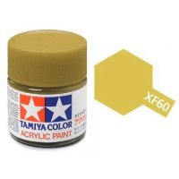 XF-60 Dark Yellow flat (Тёмный жёлтый матовый), 10 ml.
