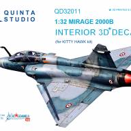 3D Декаль интерьера кабины Mirage 2000B (для модели Kitty Hawk) купить в Москве - 3D Декаль интерьера кабины Mirage 2000B (для модели Kitty Hawk) купить в Москве