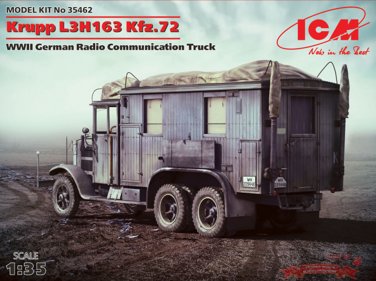 L3H163 Kfz.72, немецкий автомобиль радиосвязи, 2МВ купить в Москве