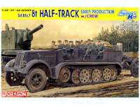 Sd.Kfz.7 8t Half-Track Early Production w/Crew
