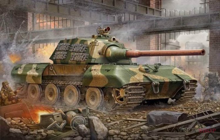 Trumpeter Немецкий Сверхтяжелый танк E-100 купить в Москве