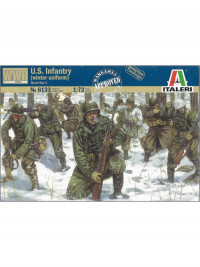 US Infantry (winter uniform) WWII (Американская пехота в зимней форме ВМВ) 1/72