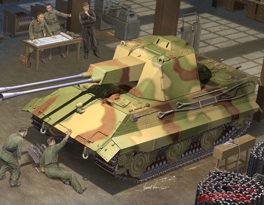Немецкий зенитный танк E-50 купить в Москве