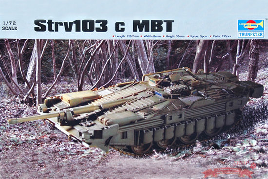 Танк  Strv-103c (1:72) купить в Москве