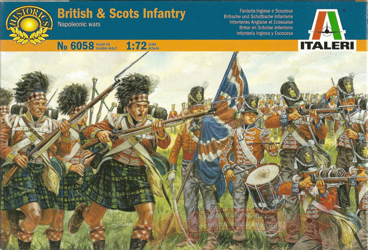 British & Scots Infantry Napoleonic Wars (Британская и шотландская пехота, Наполеоновские войны) 1/72 купить в Москве