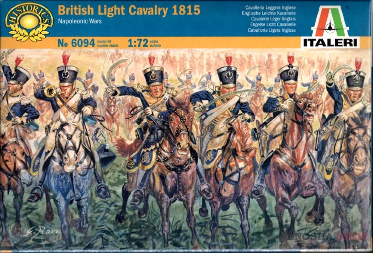 British Light Cavalry 1815 Napoleonic Wars (Британская легкая кавалерия, Наполеоновские войны) 1/72 купить в Москве