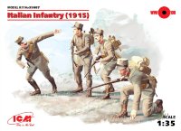 Фигуры Пехота Италии (1915г.), (4 фигуры)