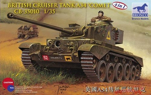 Танк  British Cruiser Tank A34 Comet (1:35) купить в Москве