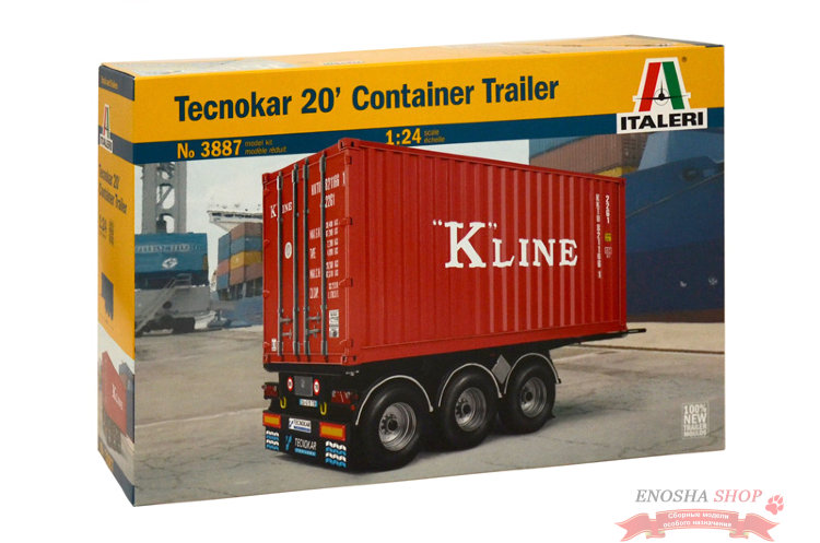 Прицеп Tecnokar 20 Container Trailer 1/24 купить в Москве