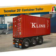 Прицеп Tecnokar 20 Container Trailer 1/24 купить в Москве - Прицеп Tecnokar 20 Container Trailer 1/24 купить в Москве