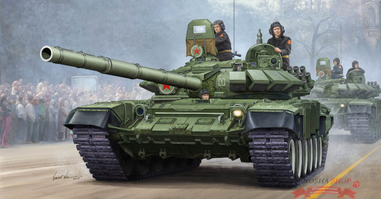 Танк  Т-72Б мод 1990 с литой башней (1:35) купить в Москве