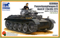 Танк  German Panzerkampfwagen II Ausf.D1 (Sd.Kfz.121) (1:35)