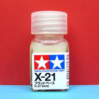X-21 Flat Base (Матовая Основа для эмалевых красок бесцветная), 10 ml.