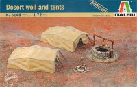 Desert well and tents (Колодец в пустыне и палатки)