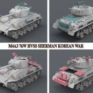 M4A3 76W HVSS Sherman Korean War купить в Москве - M4A3 76W HVSS Sherman Korean War купить в Москве
