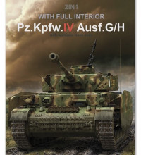 Немецкий танк PZ.KPFW.IV AUSF. G/H 2в1 с интерьером