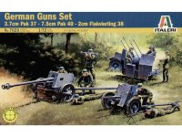 3.7cm Pak 37 - 7.5cm Pak 40 - 2cm Flakvierling 38 German Guns Set (Набор немецкой артиллерии)