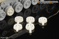 Damaged Road Wheels for Pz.Kp.fw III / StuG III Late Version (For All) 1/35