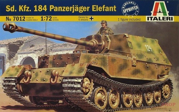 Sd.Kfz. 184 Panzerjäger Elefant (Немецкая САУ "Элефант") 1/72 купить в Москве