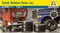 Truck Rubber Tyres (Резиновые покрышки для грузовика, 8 шт) 1/24