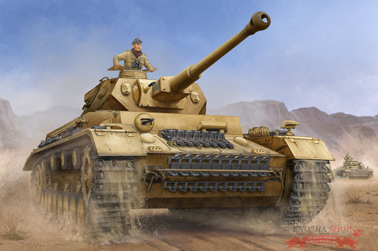 Танк немецкий средний Pzkpfw IV Ausf.F2  (1:16) купить в Москве