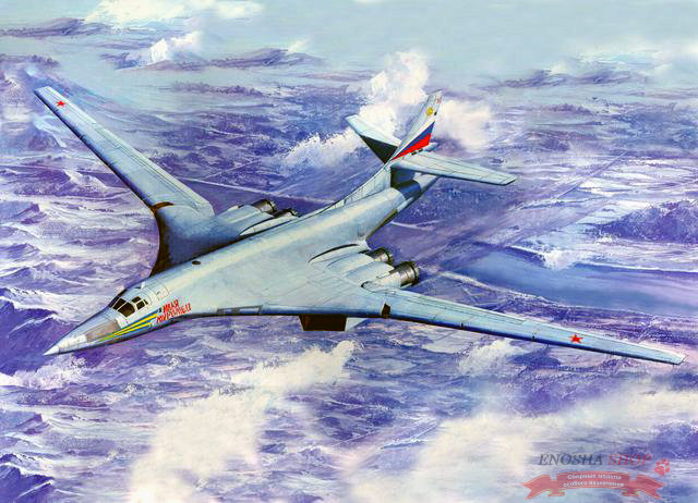 TU-160 Blackjack Bomber (Российский стратегический бомбардировщик-ракетоносец Ту-160) (1:72) купить в Москве