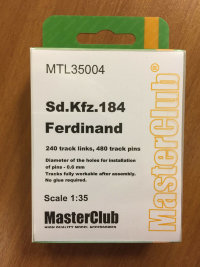 Tracks for Sd.Kfz.184 Ferdinand (металлические траки для САУ Фердинанд)
