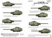 Декаль T-34-76 выпуск УЗТМ Part II
