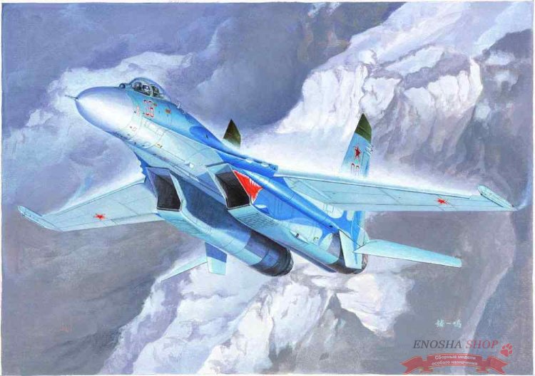 Самолет  Су-27 (Flanker B) (1:72) купить в Москве