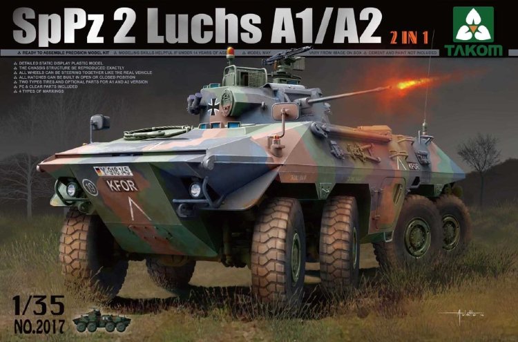 Немецкий БТР SpPz 2 Luchs A1/A2 (2 в 1) купить в Москве