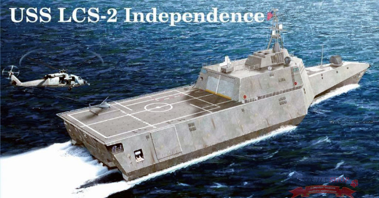 Американский корабль-стелз LCS-2 "Индепенденс" (1:350) купить в Москве