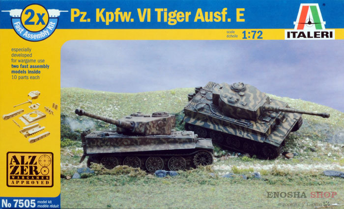 Pz. Kpfw. VI Tiger I Ausf. E (2 модели, масштаб 1/72) купить в Москве