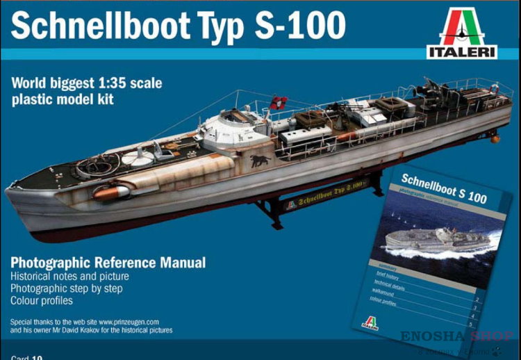 Немецкий торпедный катер Schnellboot Typ S-100, масштаб 1/35 купить в Москве
