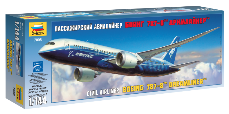 Пассажирский авиалайнер Боинг 787-8 Дримлайнер купить в Москве