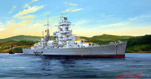 Крейсер "Адмирал Хиппер" 1941 г. (1:350) купить в Москве