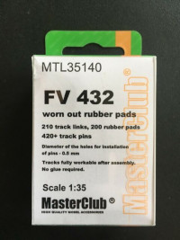 Tracks for FV432, worn out/destructed pads