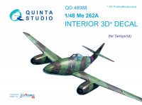 3D Декаль интерьера кабины Me-262A (для модели Tamiya)