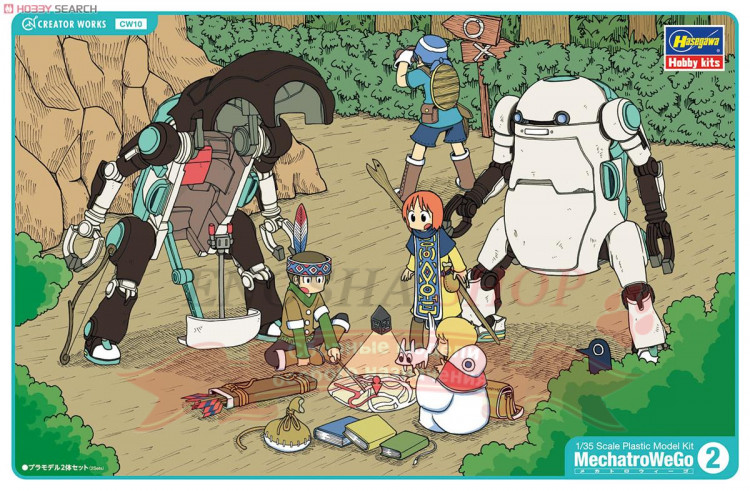 64510 MechatroWeGo 2 `Milk & Cacao` Set (2 робота, 2 фигурки), масштаб 1/35 (УЦЕНКА 2: нет коробки) купить в Москве