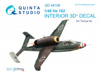 3D Декаль интерьера кабины He-162 (для модели Tamiya)