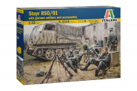 Steyr RSO/01 with german soldiers and accessories (модель + 6 фигур) 1/35