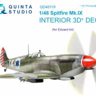 3D Декаль интерьера кабины Spitfire Mk.IX (для модели Eduard) купить в Москве - 3D Декаль интерьера кабины Spitfire Mk.IX (для модели Eduard) купить в Москве