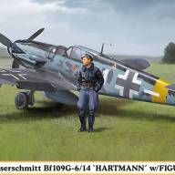 07447 Messerschmitt Bf109G-6/14 &#039;Hartmann&#039; w/Figure купить в Москве - 07447 Messerschmitt Bf109G-6/14 'Hartmann' w/Figure купить в Москве