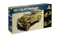 Немецкий автомобиль Kdf.1 Typ 82 Kübelwagen 1/9
