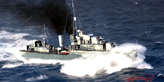 Корабль  HMS Eskimo Destroyer 1941  (1:350) купить в Москве