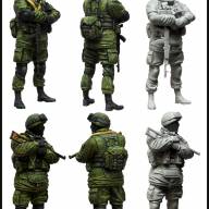 Современные российские солдаты (2 фигуры) купить в Москве - Современные российские солдаты (2 фигуры) купить в Москве
