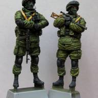 Современные российские солдаты (2 фигуры) купить в Москве - Современные российские солдаты (2 фигуры) купить в Москве