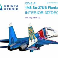 3D Декаль интерьера кабины Су-27УБ (для модели KittyHawk) купить в Москве - 3D Декаль интерьера кабины Су-27УБ (для модели KittyHawk) купить в Москве